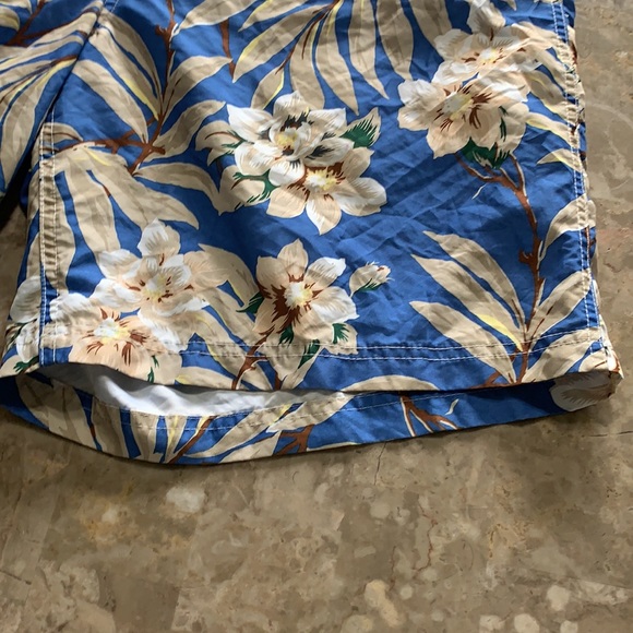 Chaps Est. 1978 Men's Blue Floral Multi Swim Trunks XXL J427 - Picture 5 of 15